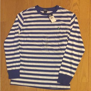 ポロラルフローレン(POLO RALPH LAUREN)の新品正規品！ラルフローレン ボーダー ロンT (Tシャツ/カットソー(七分/長袖))