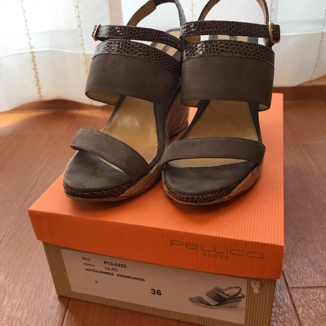 PELLICO(ペリーコ)のペリーコサニー ウエッジサンダル サイズ36 レディースの靴/シューズ(サンダル)の商品写真