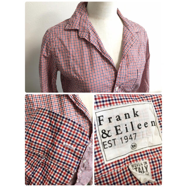 Frank&Eileen(フランクアンドアイリーン)のFrank & Eileen  トリコロールカラーチェックシャツ レディースのトップス(シャツ/ブラウス(長袖/七分))の商品写真