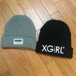 エックスガールステージス(X-girl Stages)の専用 XGS  ニットキャップ(帽子)