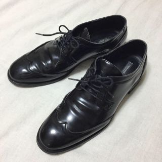 ザラ(ZARA)のZARA BASICオックスフォードシューズウイングチップおじ靴(ローファー/革靴)