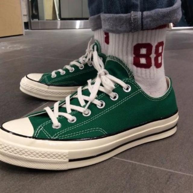 CONVERSE - 復刻版コンバースチャックテイラー70s アマゾングリーン三つ星26㎝の通販 by ニコル's shop｜コンバースならラクマ