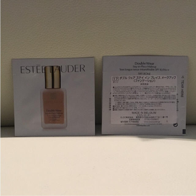 Estee Lauder(エスティローダー)の限定品  エスティローダー ダブルウェア ファンデーション セット コスメ/美容のキット/セット(サンプル/トライアルキット)の商品写真