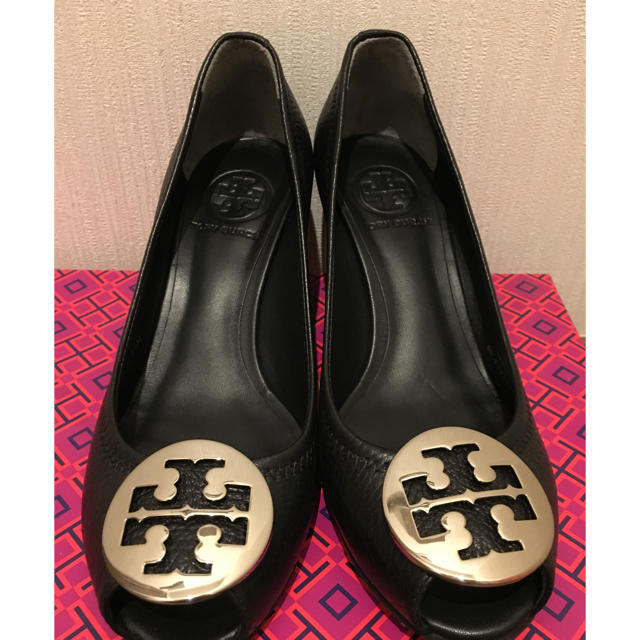 Tory Burch(トリーバーチ)のトリーバーチ♡オープントゥパンプス♡ レディースの靴/シューズ(ハイヒール/パンプス)の商品写真