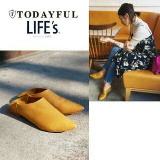 トゥデイフル(TODAYFUL)の【新品】 TODAYFUL ポインテッドトイバブーシュ(ハイヒール/パンプス)