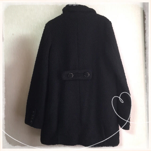 INGNI(イング)の【INGNI】コクーンコート♥ブラック レディースのジャケット/アウター(ロングコート)の商品写真