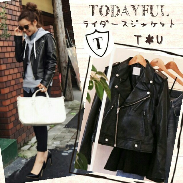 TODAYFUL(トゥデイフル)のTODAYFUL ライダースジャケット レディースのジャケット/アウター(ライダースジャケット)の商品写真