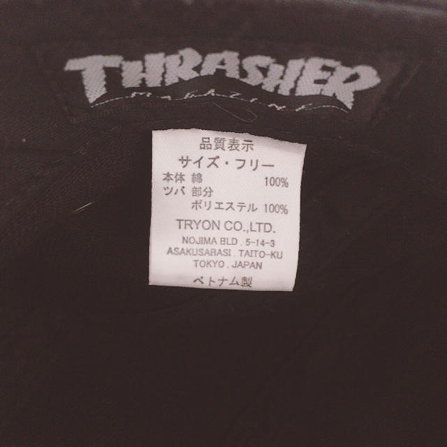 THRASHER(スラッシャー)の【THRASHER】キャップ レディースの帽子(キャップ)の商品写真