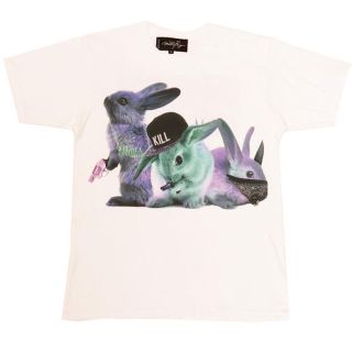 ミルクボーイ(MILKBOY)の【milkboy】RIOT RABBITS TEE【2XL】(Tシャツ(半袖/袖なし))