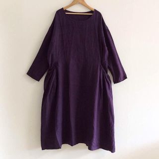 ネストローブ(nest Robe)のネストローブ（nest robe）リネン ギャザーポケットワンピース(ロングワンピース/マキシワンピース)