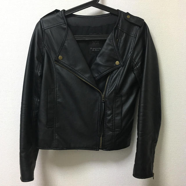 w closet(ダブルクローゼット)のWcloset ダブルクローゼット ライダース レディースのジャケット/アウター(ライダースジャケット)の商品写真