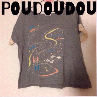 プードゥドゥ(POU DOU DOU)のPOUDOUDOU プリントT(Tシャツ(半袖/袖なし))