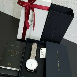 ダニエルウェリントン(Daniel Wellington)のダニエルウェリントン時計【新品】シルバー×白文字盤(腕時計)