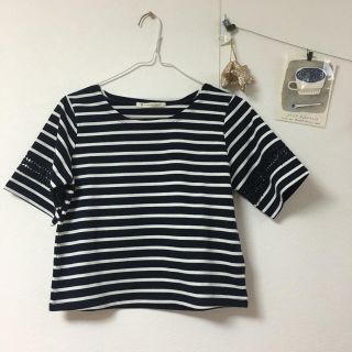 マジェスティックレゴン(MAJESTIC LEGON)のボーダートップス(Tシャツ(半袖/袖なし))