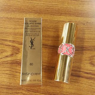 イヴサンローランボーテ(Yves Saint Laurent Beaute)の新品 イブサンローラン ルージュ ヴォリュプテシャイン No.60(口紅)