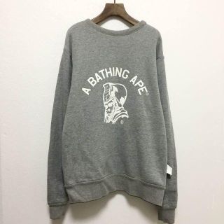 【A BATHING APE】4面リバーシブル クルーネックスウェット L 美品