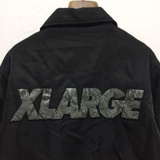 XLARGE - 【X-LARGE】ヘビ柄ビッグロゴ ナイロンコーチジャケット S 美 ...