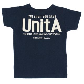 デニムダンガリー(DENIM DUNGAREE)の【新品】デニム&ダンガリー UnitA Tシャツ 130cm(Tシャツ/カットソー)