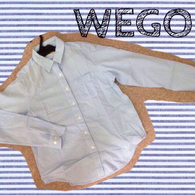 WEGO(ウィゴー)のWEGO ダンガリー無地LSシャツ レディースのトップス(シャツ/ブラウス(長袖/七分))の商品写真