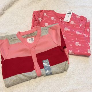 ベビーギャップ(babyGAP)のみかん様 専用半額以下 baby GAP ロンパース 9〜12m 70 新品(ロンパース)