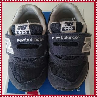 ニューバランス(New Balance)のnew balance 996☆キッズシューズ13㎝ネイビー(スニーカー)