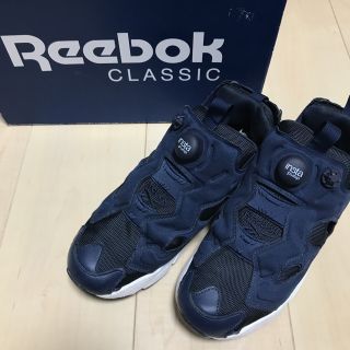 リーボック(Reebok)のreebok リーボック ポンプフューリー ネイビー 24.5(スニーカー)