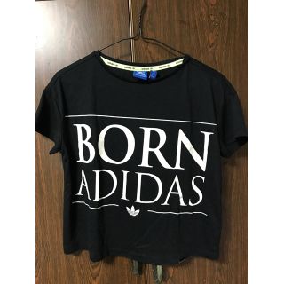 アディダス(adidas)のadidas originals☆ショート丈ロゴtee(Tシャツ/カットソー(半袖/袖なし))