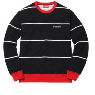 シュプリーム(Supreme)のMサイズ！Striped Crewneck(スウェット)