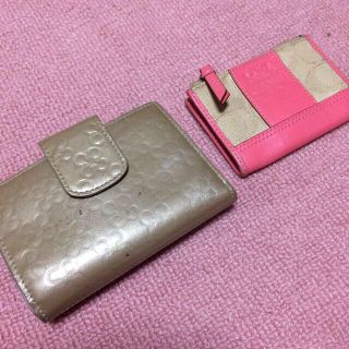 コーチ(COACH)のCOACHのエナメル財布♡パスケース付き(財布)