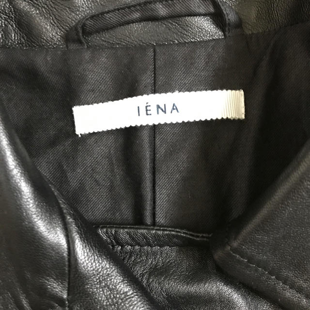 IENA(イエナ)のイエナ ラムレザーライダースジャケット レディースのジャケット/アウター(ライダースジャケット)の商品写真