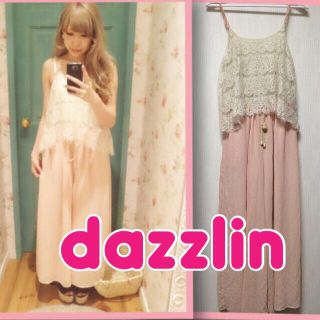 ダズリン(dazzlin)のdazzlin レース切替オールインワン(ロングワンピース/マキシワンピース)