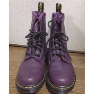 ドクターマーチン(Dr.Martens)の未使用品！お値下げ！Dr.Martens faux purple(ブーツ)