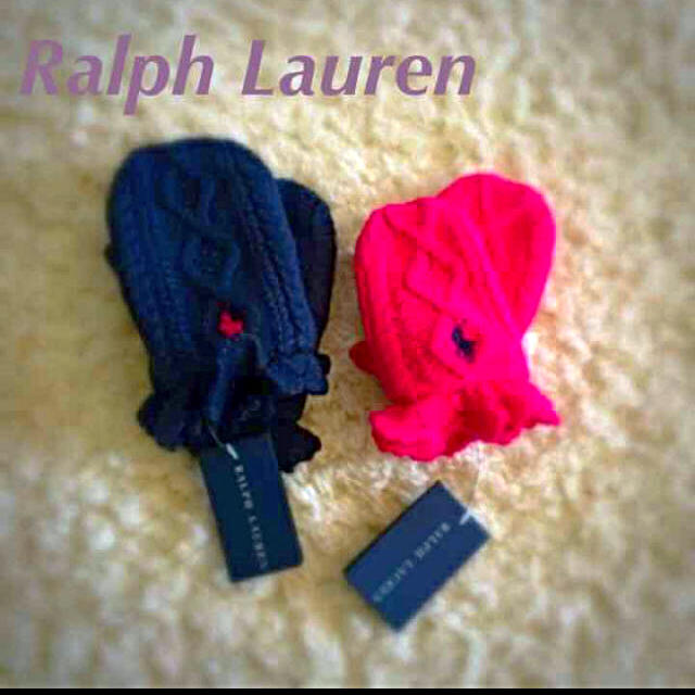 Ralph Lauren(ラルフローレン)の2つセット♡専用 キッズ/ベビー/マタニティのこども用ファッション小物(手袋)の商品写真