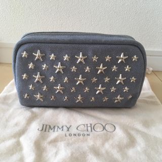 ジミーチュウ(JIMMY CHOO)のJIMMY CHOO スタッズポーチ 未使用(ポーチ)