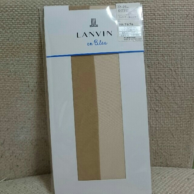 LANVIN en Bleu(ランバンオンブルー)の専用ランバンオンブルー☆未使用ストッキングハイソックス レディースのレッグウェア(ソックス)の商品写真