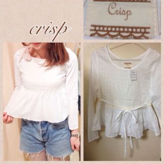 クリスプ(Crisp)のcrisp♡今季チェックペプラムブラウス(シャツ/ブラウス(長袖/七分))