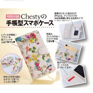 チェスティ(Chesty)の美人百花 10月号 付録(モバイルケース/カバー)