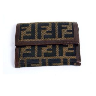 フェンディ(FENDI)のフェンディ ズッカ柄 折財布 (財布)