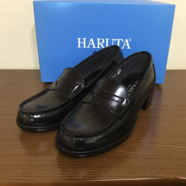 HARUTA(ハルタ)のHARUTA ローファー 24㎝ 新品 ヒールアップ レディースの靴/シューズ(ローファー/革靴)の商品写真