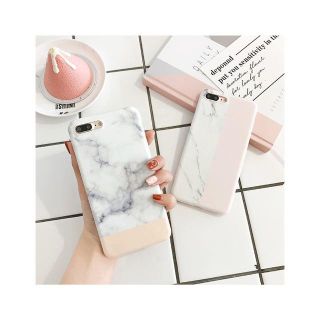 ♡【カラーブロック】シックな大理石iPhoneケース♡(iPhoneケース)