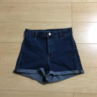 エイチアンドエム(H&M)の新品 H&M ハイウエストデニムショーパン(ショートパンツ)