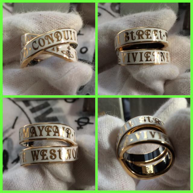 【超特価sale開催！】 Westwood Vivienne - 白 マーブルアーチリング ヴィヴィアン リング(指輪)