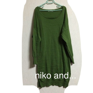 ニコアンド(niko and...)のniko and...(ひざ丈ワンピース)