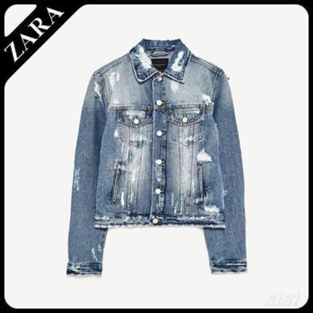 ZARA(ザラ)のzara デニムジャケット レディースのジャケット/アウター(Gジャン/デニムジャケット)の商品写真