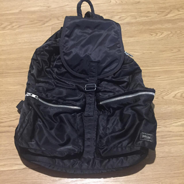 PORTER(ポーター)のPORTER/TANKER RUCKSACK(ブラック) ウィル様ご購入待ち メンズのバッグ(バッグパック/リュック)の商品写真