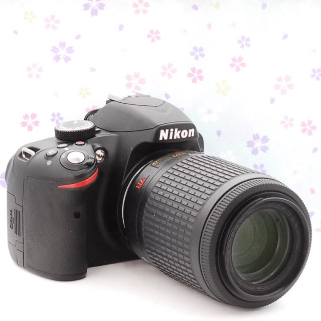 ☆Wi-Fiでシェア☆大迫力の望遠レンズ♬Nikon D3200 レンズセット