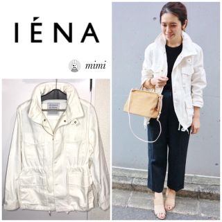 イエナ(IENA)の超美品❣️2017春夏 今期完売 IENA M-65 ブルゾン◆ 38 ホワイト(ブルゾン)