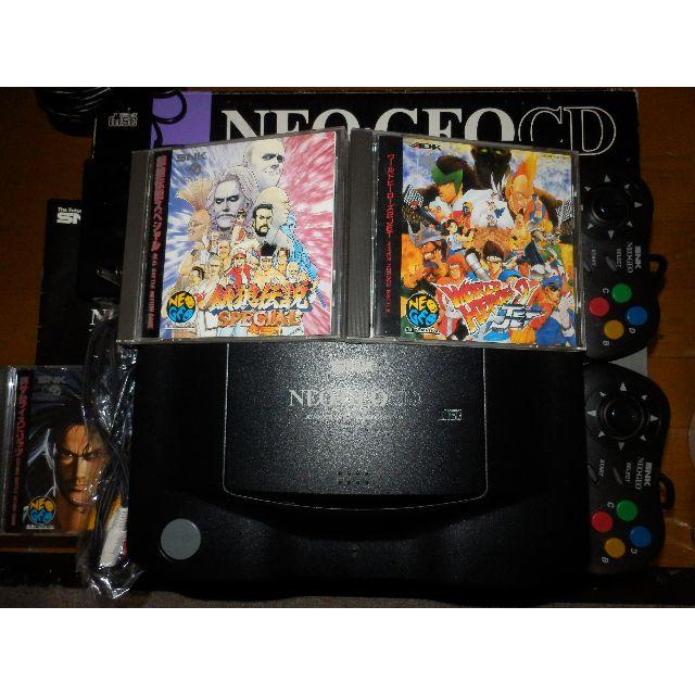 NEOGEO - t-y【美品】NEOGEOCD ソフト３本付き