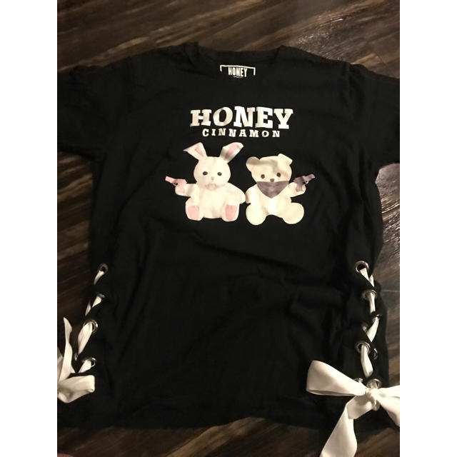 Honey Cinnamon(ハニーシナモン)のハニーシナモン Tシャツワンピ レディースのトップス(Tシャツ(半袖/袖なし))の商品写真