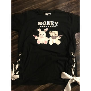 ハニーシナモン(Honey Cinnamon)のハニーシナモン Tシャツワンピ(Tシャツ(半袖/袖なし))